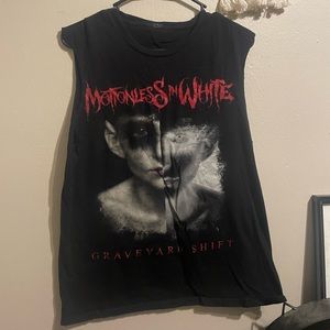 Motionless in white muscle tee